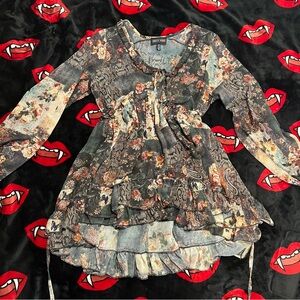 Current Mood x Dolls Kill - ALCHEMY SPARKS MINI DRESS